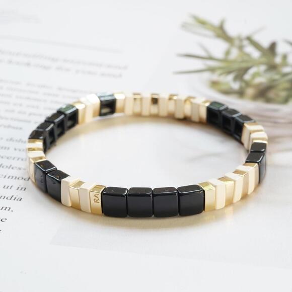 Roxanne Assoulin Back to Basics Bracelet Mini Chiclet - Picture 1 of 8